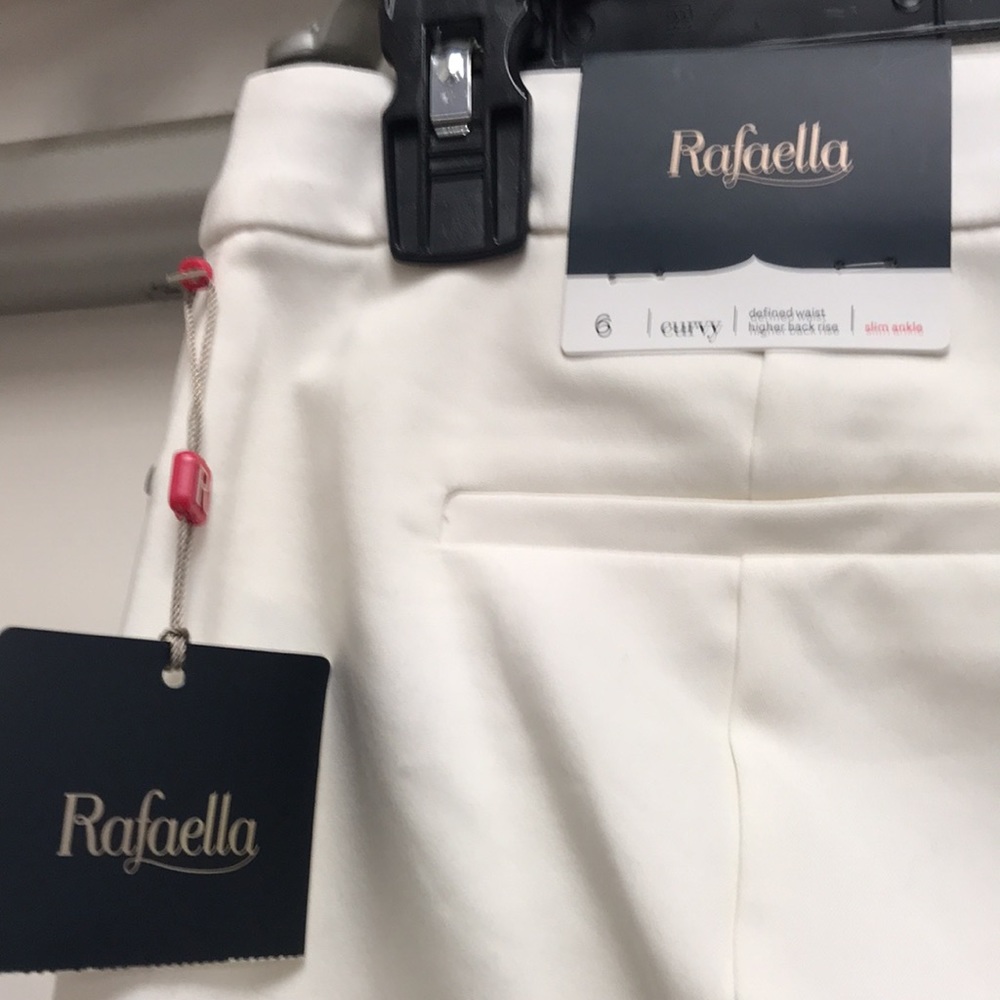 Rafaella Womens Lightweight Satin Twill Ankle pants - Picture 6 of 8